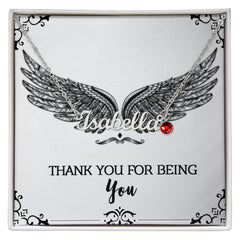 Custom Name Necklace With Birthstone