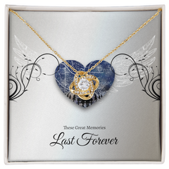 Love knot necklace