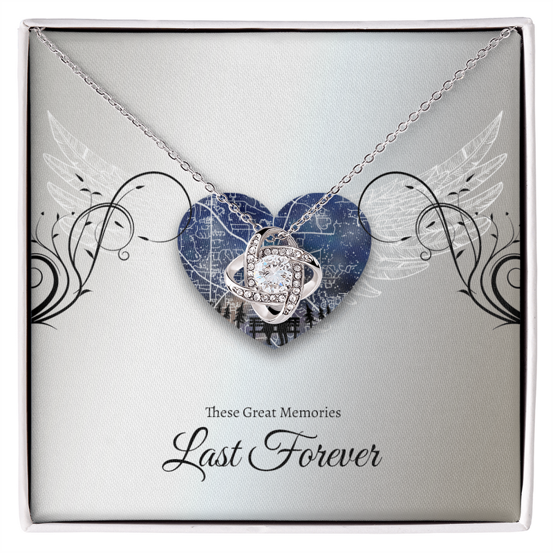 Love knot necklace