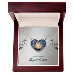 Love knot necklace
