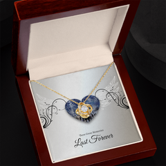 Love knot necklace