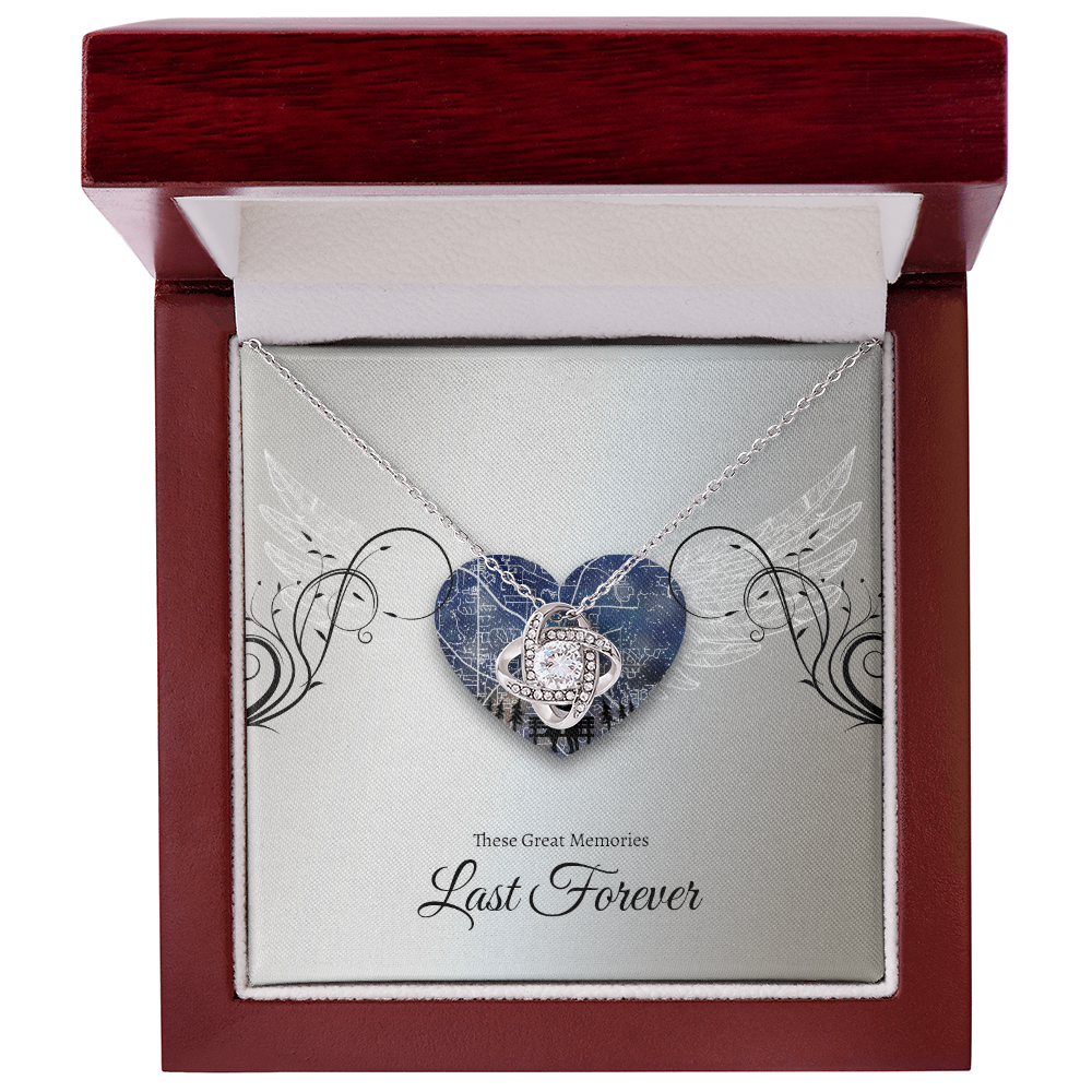 Love knot necklace