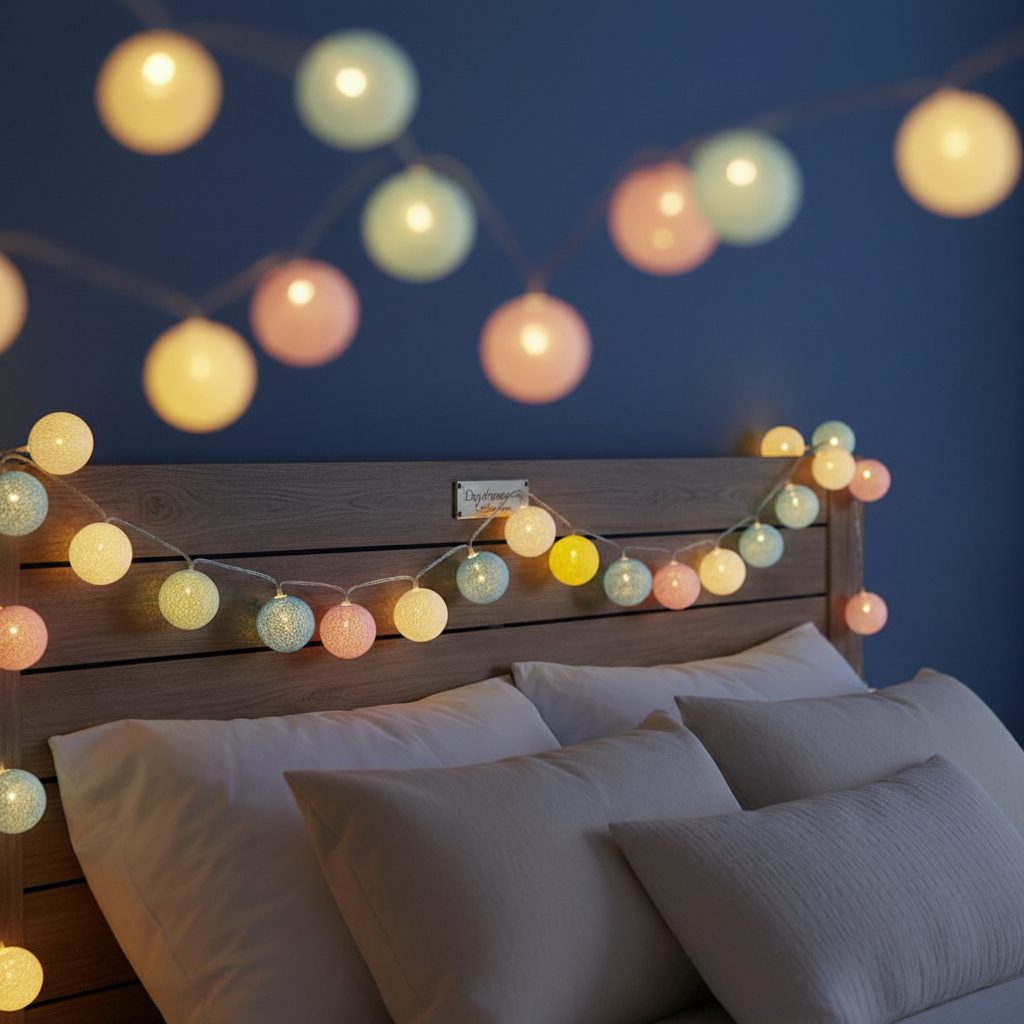 LED Cotton Thread Starry Lanterns lifestyle photo - Daydream Collective